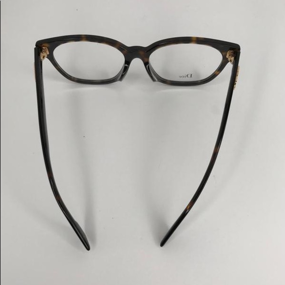 Dior Ladies Tortoise Aviator/Pilot Eyeglass Frames Diorcd2f 086 51 Eyeglasses - Picture 3 of 9